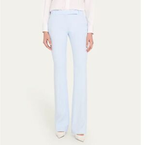 Alexander McQueen 585076QEAAA Narrow Bootcut Pants Spring Blue 44/8 NWT $1978